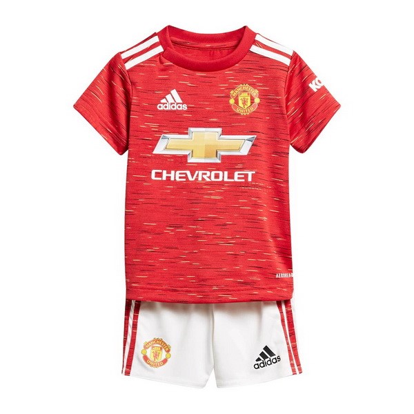 Camiseta Manchester United Replica Primera Ropa Niños 2020/21 Rojo